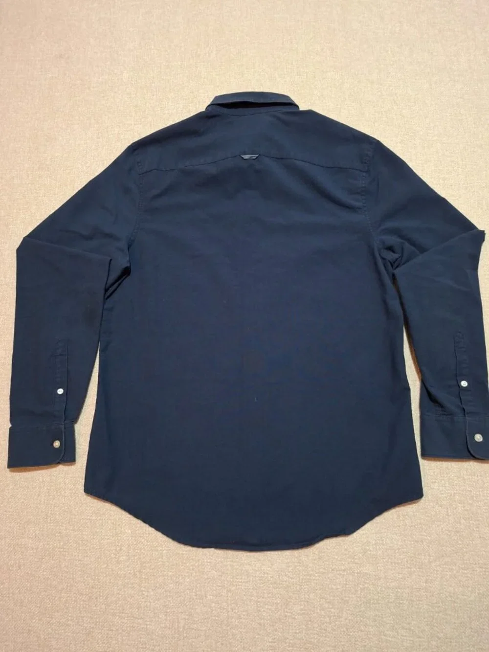 Original Penguin Heritage Slim Fit Blue Button Up Shirt Men's M